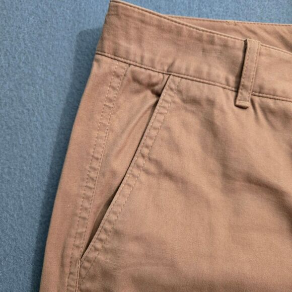 Talbots Women 4 Signature Brown Mid Rise Straight Leg Cropped Pants - Picture 3 of 11